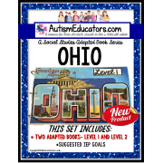 OHIO State Symbols ADAPTED BOOK for Special Education and Autism
